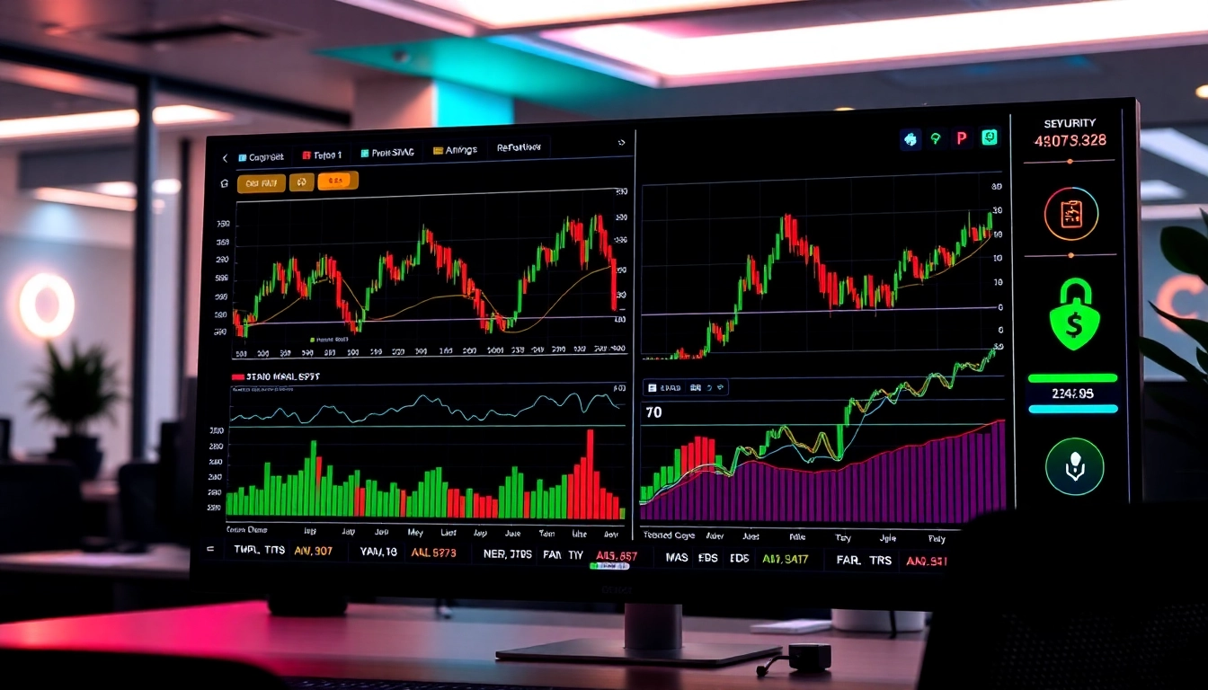 Aicoin real-time crypto market dashboard showcasing charts and security features, emphasizing global trading data.