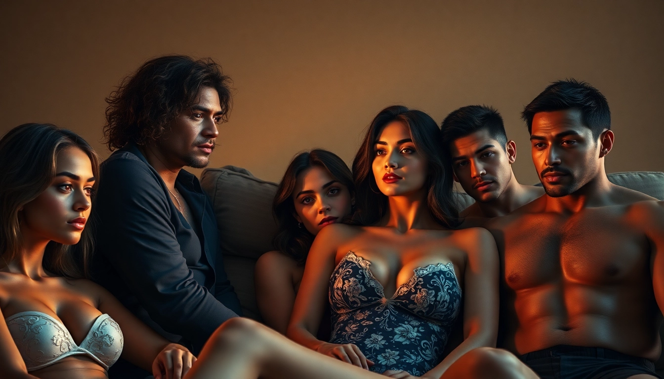Detailed visual of an AI porn generator creating hyper-realistic adult scenes with emotional depth.