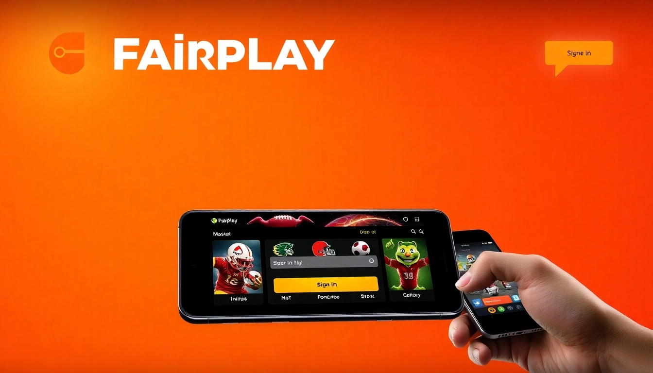 Fairplay online login interface showing seamless betting platform with vibrant colors and user-friendly design for Indian sports bettors.