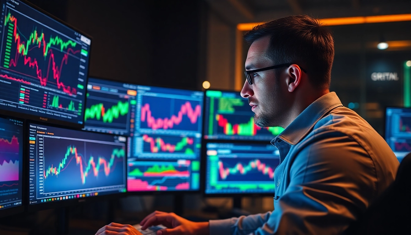 Trading view platform showing detailed financial charts and data analysis for traders and investors