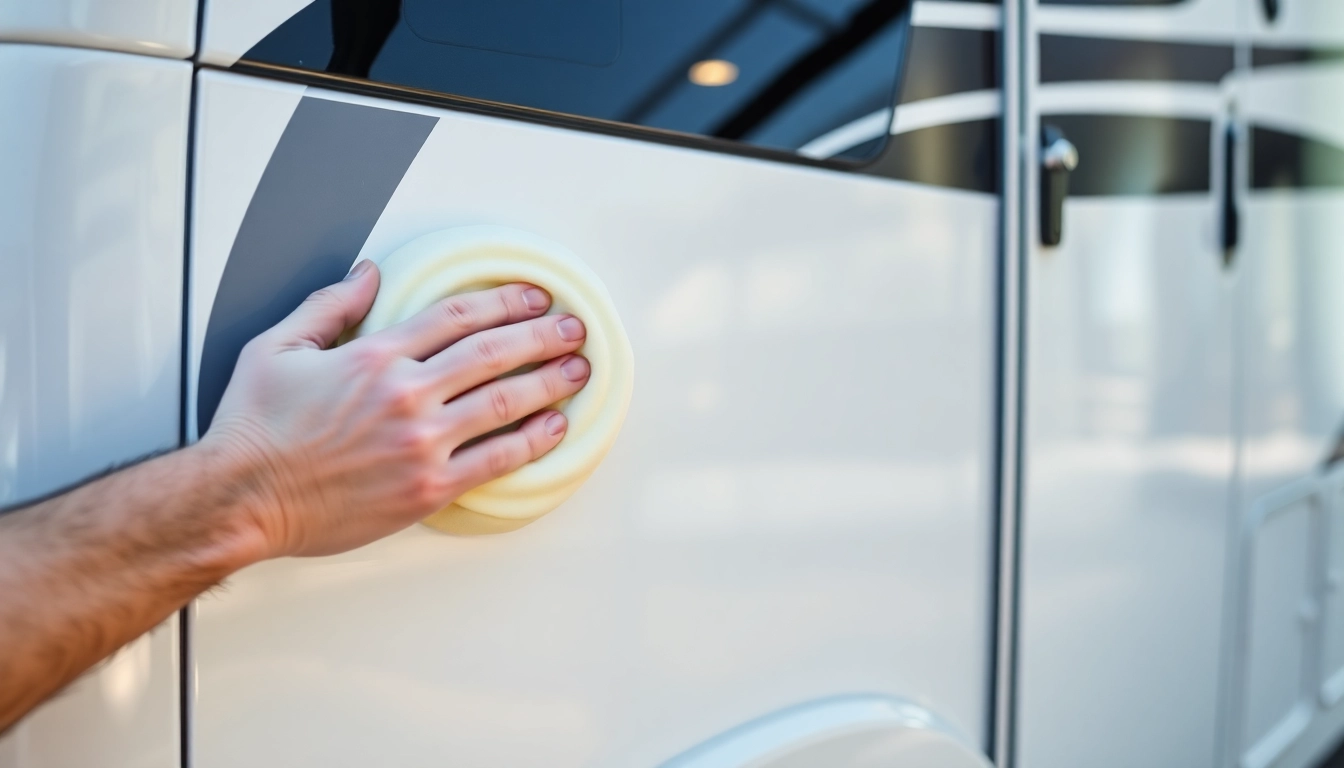 Enhance your Wohnmobil Politursiegelung with expert polishing and professional coating
